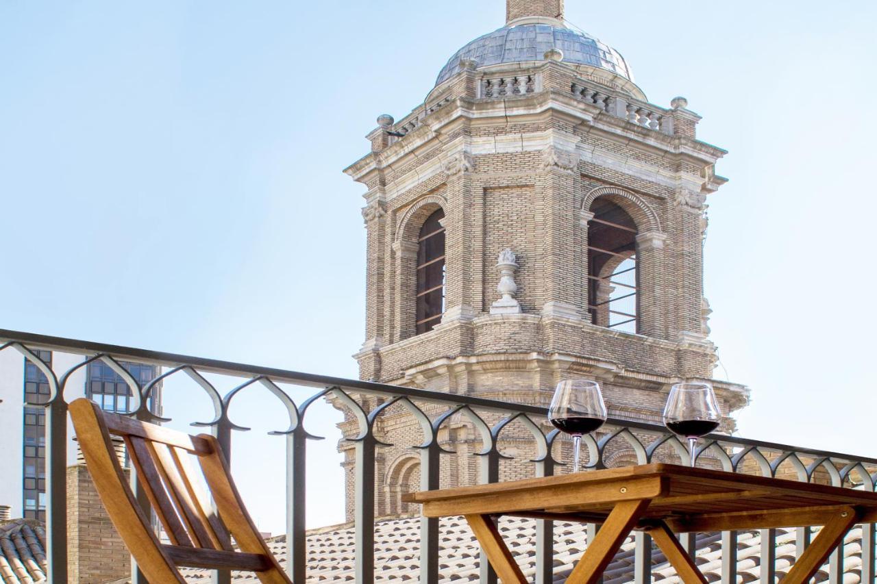Apartamento Con Vistas En Centro Historico Zaragoza Buitenkant foto